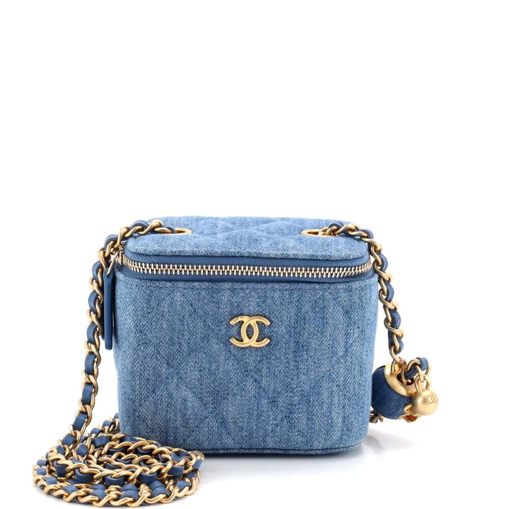 Chanel Pearl Crush Vanity Case With #269214C34B - Picture 1 of 7